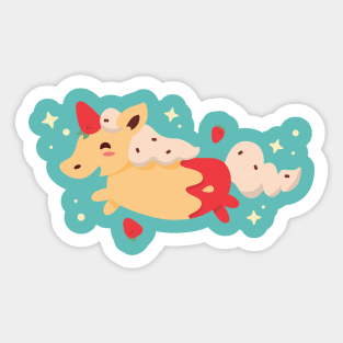 Foodiecorn - Shortcake Sticker